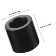 thumbnail image 2 of HONMEET 6Ud Piezas Para Taco De Billar Ferrules Plástico Negro Con, 2 of 7