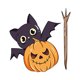 thumbnail image 1 of Decoraciones de la Ventana de Halloween, Decal Limpiaparabrisas Extraíble para el Parabrisas Trasero Estilo de Coche Decoración Divertida de Vacaciones, Fácil de Instalar Pegatina Duradera Decal Limpi, 1 of 1