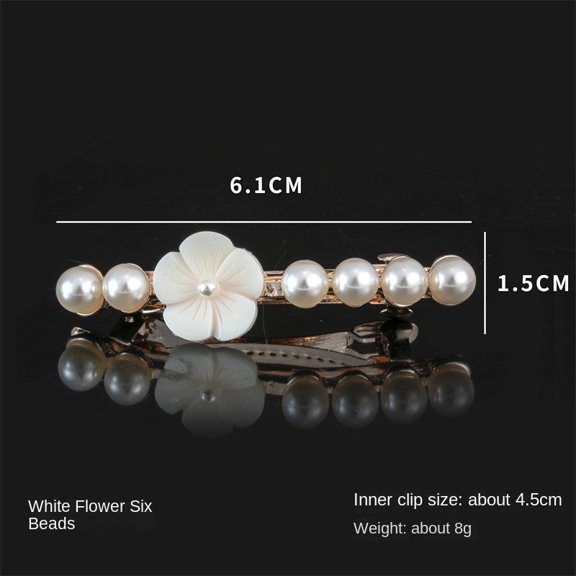 Crystal hair clip hair accessory, mother hair clip, floral spring clip, children's hair accessory, elegant and exquisite hair clip