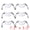 White, variant on Unique Bargains 6-Pack Venetian Half Face Masks Set for Halloween Party Blue 7.1" x 3.1"