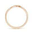 thumbnail image 2 of ANGARA Natural Pave Set Diamond Multi-Row Crossover Band in 14K Rose Gold for Women (Size-1.1mm| Color-H| Clarity-SI2) | April Birthstone, Anniversary, Jewelry Gift for Women | Natural Diamond Ring, 2 of 11