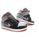 thumbnail image 4 of A i r-Jor-dan 1 MID BLACK CEMENT GREY FIRE RED DQ8426 006 MEN SHOES, 4 of 6