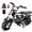 Black, variant on FRP GMB100 Performance 99cc Gas Powered Mini Dirt Bike, 28MPH Off-Road Motorcycle with Hydraulic Brakes, Suspension & SunF All-Terrain Tires – Black