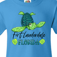 thumbnail image 4 of Inktastic Fort Lauderdale, Florida Happy Sea Turtle Youth T-Shirt, 4 of 5