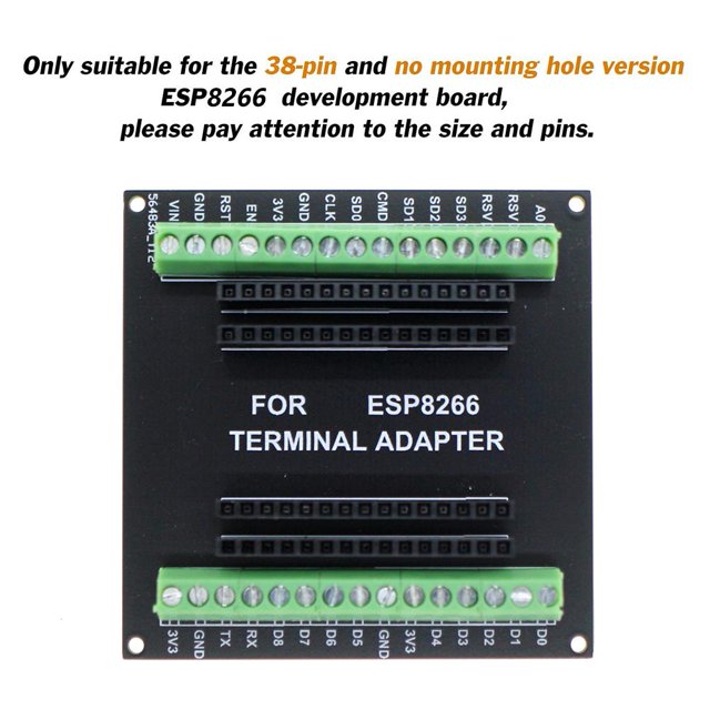 ESP8266 Breakout Board GPIO 1 en 2 NodeMCU Expansion Board (Expansion Board) Sywqhk Para estrenar