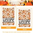 thumbnail image 5 of Fall Thanksgiving Pumpkins Welcome Garden Flag Double Sided Autumn Burlap 12x18 Inch Seasonal Holiday Outdoor Yard Decoration, 5 of 6