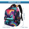 thumbnail image 2 of Robot Unicorn Attack Adjustable Shoulder Strap Backpack - Large Capacity, Printed Design, Lightweight - Business Backpack Men, Mini Backpack Toy, Mini Backpack, 2 of 6