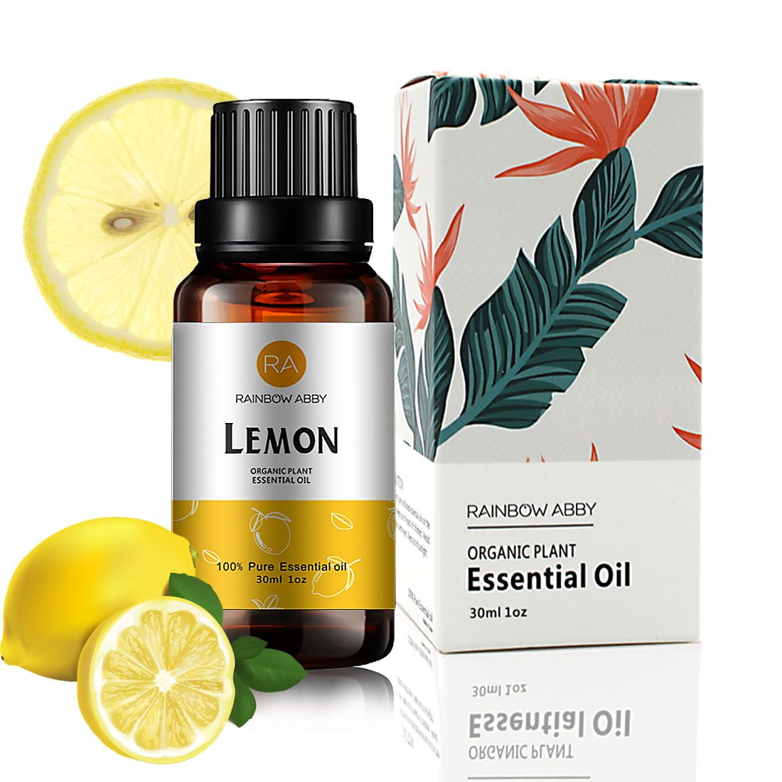 Lemon Essential Oil (30ML), 100% Pure Natural Organic Aromatherapy Lemon Oil for Diffuser, Massage, Skin Care, Yoga, Sleep