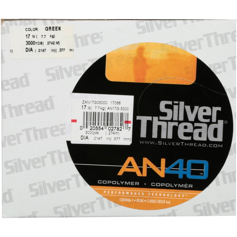 Silver Thread® AN40™ Green Copolymer Fishing Line Box