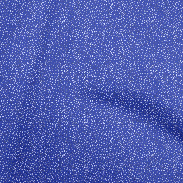 oneOone Polyester Spandex Royal Blue Fabric Abstract Sewing Craft Projects Fabric Prints By Yard 56 Inch Wide