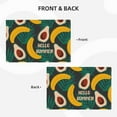 thumbnail image 4 of Placemats Set of 4 / 6, Banana And Avocado Placemats for Dining Table Indoor/Outdoors Heat Resistant Washable Placemats 18" x 12", 4 of 8
