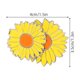 thumbnail image 2 of unbranded Clip Para De Golf Color Amarillo Con Floral Para Uso En Y Actividades, 2 of 6