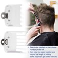 thumbnail image 1 of Comb 2pcs Limit Comb Haircut Positioning Comb Guide Replacement for  Hair Clipper White, 1 of 8
