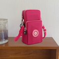 thumbnail image 4 of Nylon Crossbody Sling Bag, Minimalist Travel Backpack with Adjustable Strap, Multi-Compartment Design for Phone, Wallet, and Essentials, Durable Outdoor Use, 4 of 8