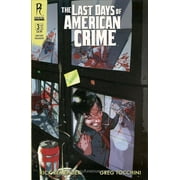 Last Days of American Crime, The #3B VF ; Radical Comic Book