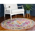 thumbnail image 3 of Rugs.com Carnevale Collection Rug – 8 Ft Round Multi Medium Rug Perfect For Kitchens, Dining Rooms, 3 of 9