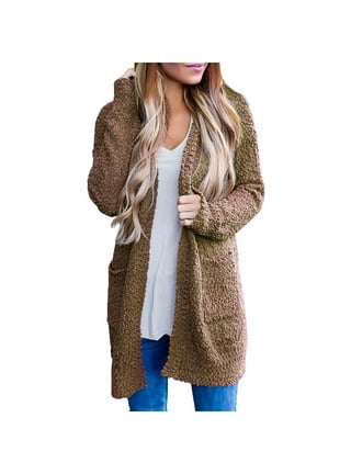 Big fuzzy cardigan deals