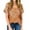 Orange1, variant on Women's Summer Tie Dye V-Neck Short Sleeve Casual Tees with Front Pocket Blue 2XL