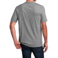 thumbnail image 3 of Jnriver Men’s Casual Stylish Plain T-Shirts – Short-Sleeve Crewneck Tshirt for Man_Grey Frost_3X-Large (Soft Cotton Blend), 3 of 3