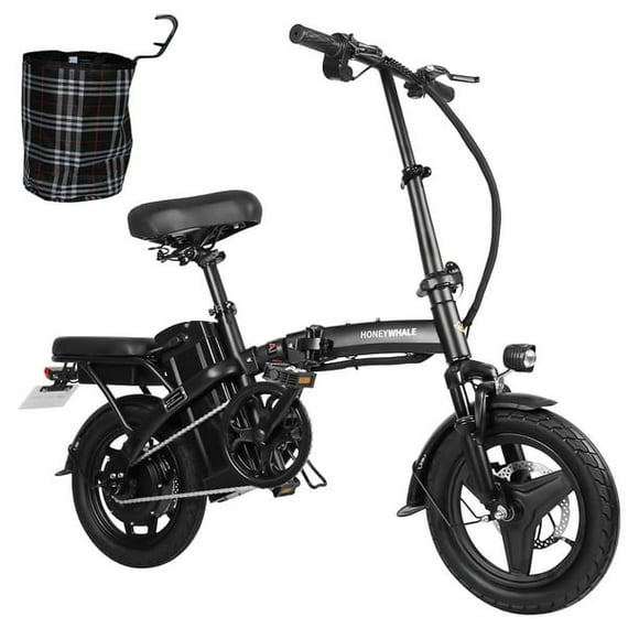 Bicicleta Eléctrica Plegable HONEY WHALE S6-S Negro