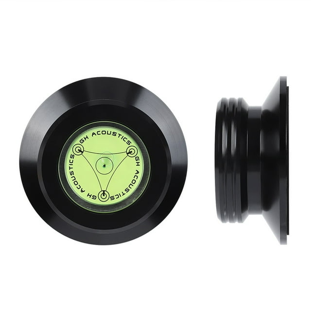Metal Disc Stabilizer for LP Turntables, High Rotation Speed Display, Reduces Vibration for Better Sound Quality