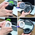 thumbnail image 2 of KUFptva Comfortable Ear Cushions for Headphones Ear Covers Featuring Durability Protein Leather and Enhances Sound, 2 of 7