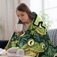 thumbnail image 3 of Sunflower Bumble Bee American Flag Blanket Gifts for Girls Boys Soft Throw Blanket Comfy Plush Blanket Flannel Travel Blankets for Outdoor Couch Sofa Birthday Gifts for Women Men Kids, 3 of 5