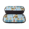 thumbnail image 5 of Geaub giraffe come out from zipper large capacity pencil case - dual zipper, multiple pockets, durable material, versatile use for stationery, cosmetics, and more, 5 of 6