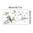 thumbnail image 3 of Wall Stickers - Home Wall Stickers - Wall Decals Peel and Stick Birds Vinyl Wall Stickers Butterfly Flowers Colorful Wall Stickers Garden Living Room Bedroom Wall Decorations - 1X Wall Decal, 3 of 5