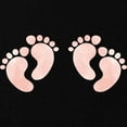 thumbnail image 2 of CafePress - Twins Footprints Maternity T Shirt - Maternity Dark T-Shirt, 2 of 3