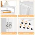thumbnail image 3 of Caja de arena para gatos Yaheetech Hidden Furniture, color blanco, 3 of 9