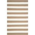 thumbnail image 2 of SAFAVIEH Montauk Saranna Striped Cotton Area Rug, Sand/Ivory, 6' x 9', 2 of 6