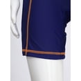 thumbnail image 6 of inlzdz Kids Girls Boyleg Swimming Surfing Jumpsuit One Piece Short Sleeve Beach Swimsuit Bathing Suit Royal Blue 150, 6 of 7