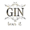 thumbnail image 3 of Donovan, Kelly 12x14 Black Modern Framed Museum Art Print Titled - Gin and Bear It, 3 of 5