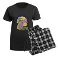 thumbnail image 5 of CafePress - Mardi Gras Flamingo Pajamas - Women's Short Sleeve Print T-Shirt and Pants Dark Cotton Pajama Set, 5 of 7