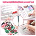 thumbnail image 4 of Linyer 1 Set Students Stationery Premium Multi-functional Ball-point Pen Portable Office Accessory Light Weight Hand Account Tool Dark Green, 4 of 5