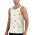 thumbnail image 3 of Rocae Chicken for Men's Workout Tank Top Men's Running Tank Top Dry Fit Athletic Workout Tank TopsLarge, 3 of 9