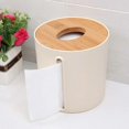 thumbnail image 2 of Tissue Box Round Tissue Box For Home Office Car Multifunctional Practical Tissue Box (white 13.5 X 13.5 Cm) (shikai), 2 of 4