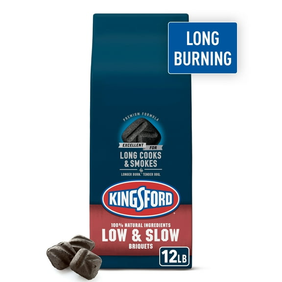 Kingsford Low and Slow Charcoal Briquettes, 12 lb.