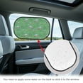 thumbnail image 4 of Yuyamidu Tractor Car Window Shades Green Sun Shade Blocker UV Rays Protection 2 Pcs Back Window Sun Shades for SUV, Trucks, Sedans Washable Car Side Window Shade, 4 of 7