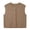 Coffee, variant on Women Cardigan Sweaters Sleeveless Vest Round Neck – Button Down Open Front Loose Knit Lightweight Casual Spring Fall Outerwear, Coffee,S
