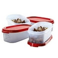 thumbnail image 2 of Tupperware. MM Oval #1 Containers 500 ml Red Set of 4 Pc(Plastic), 2 of 5