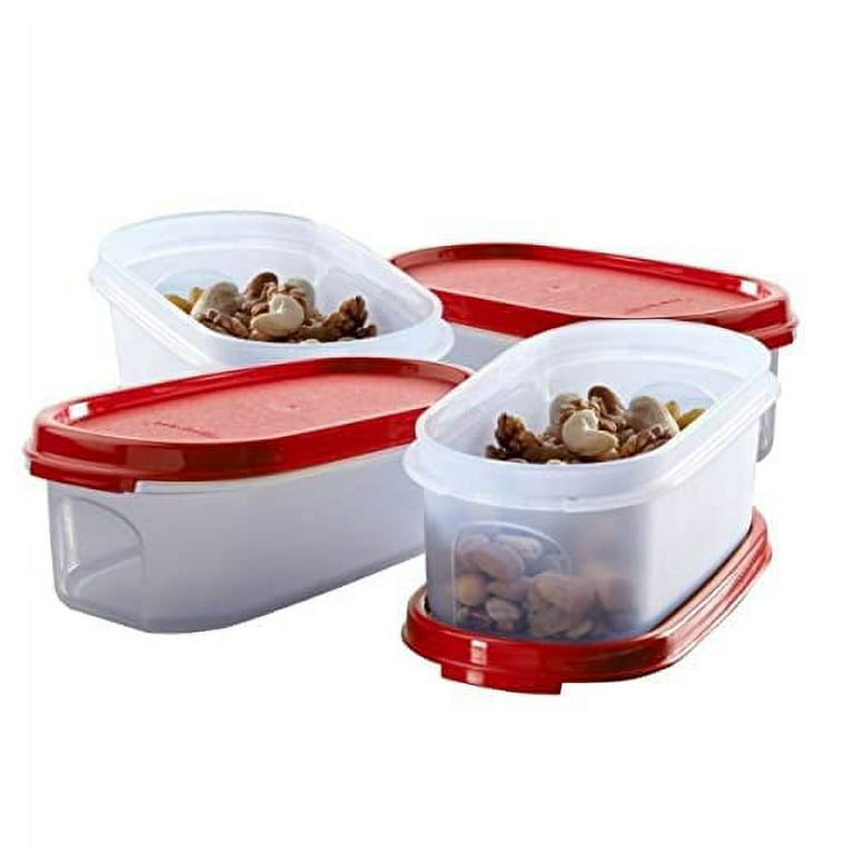Tupperware Brand Modular Mates Super Oval Container Set - 5 Dry Food  Storage Containers with Lids - Airtight, Dishwasher Safe & BPA Free