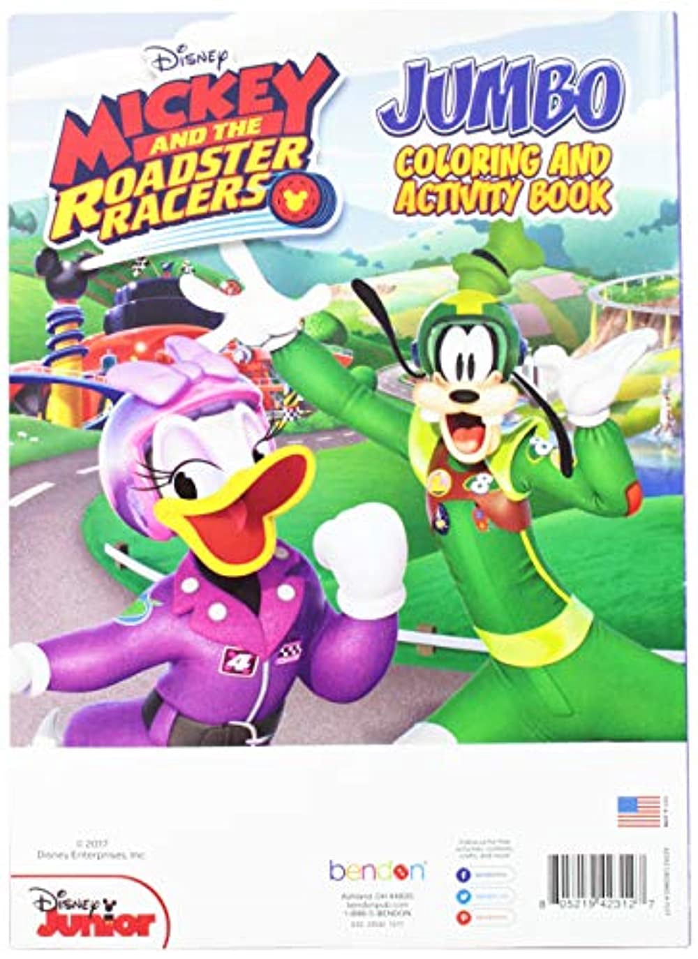 Dollardays 2315705 Mickey Roadster Racers Jumbo Coloring & Activity Book, Case of 24