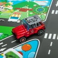 thumbnail image 7 of Car Toys Set with Transport Cargo Airplane Toys- 32.6x22.4 Inch Play Mat,6 Mini Fire Trucks/Construction Vehicle Toys,1 Large Plane,11 Road Signs,Truck Toys Gift for 3 4 5 6 Years Old Boys Kids, 7 of 7