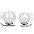 thumbnail image 3 of Large Cat Muzzle for Grooming Transparent Cat Bubble Muzzle Breathable Plastic Cat Grooming Supplies Anti Lick Muzzle for Vet Visits Cat Face Design Pet Cat Supplies 1 Pack, 3 of 5