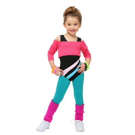 Toddler 80's Workout Girl Costume