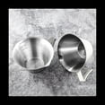 thumbnail image 3 of Medidora de Espresso con Asa Paquete de 2 Tazas de Espresso de Doble Tiro de Acero Inoxidable para Servir Espresso Plateada, 3 of 5