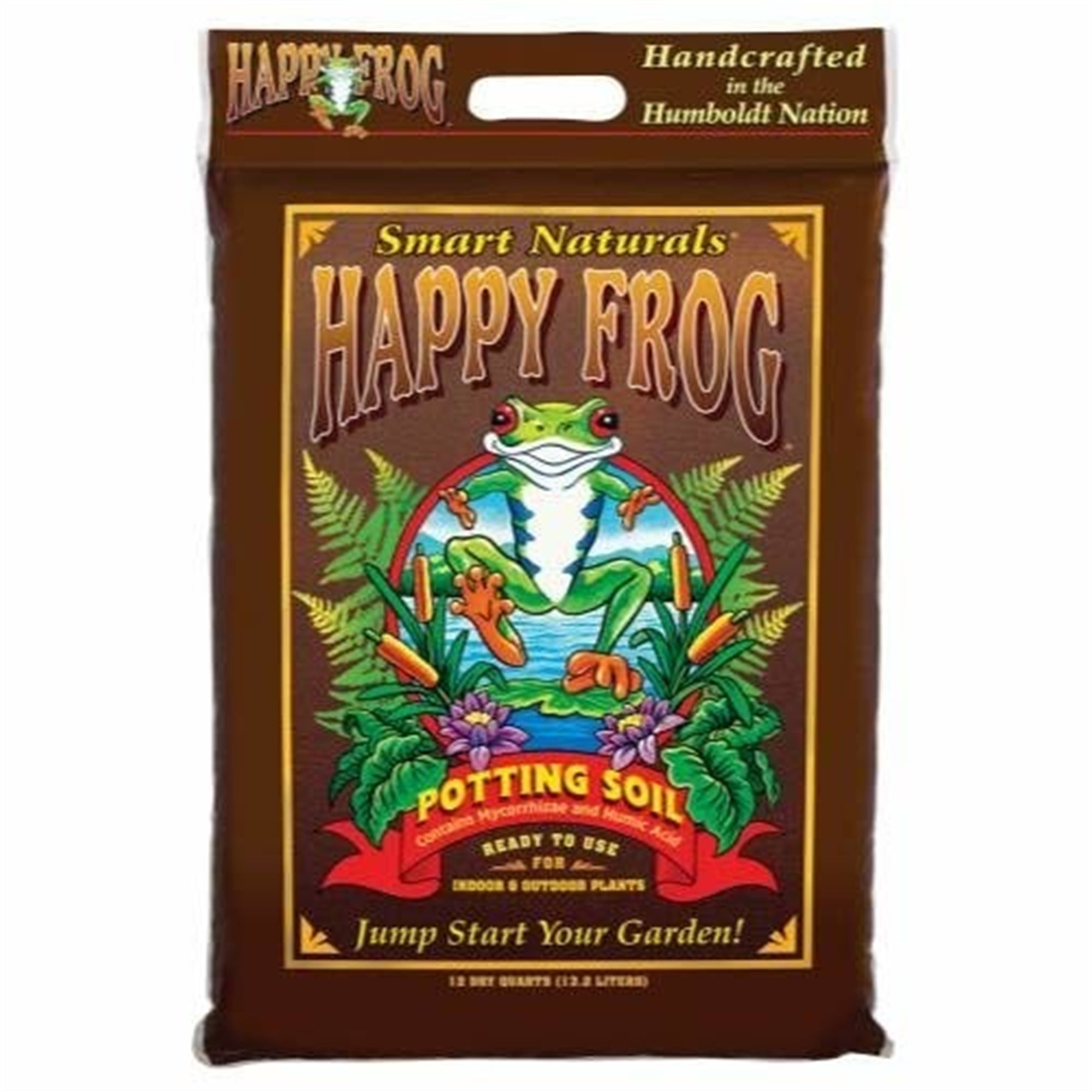Fox Farm FX14054 Happy Frog Potting Soil, 12 Quart Pack of 5 bags
