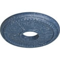 thumbnail image 3 of Ekena Millwork 13 7/8"OD x 3 3/4"ID x 1 1/4"P Tirana Ceiling Medallion (Fits Canopies up to 4 3/4"), Hand-Painted Americana Crackle, 3 of 6